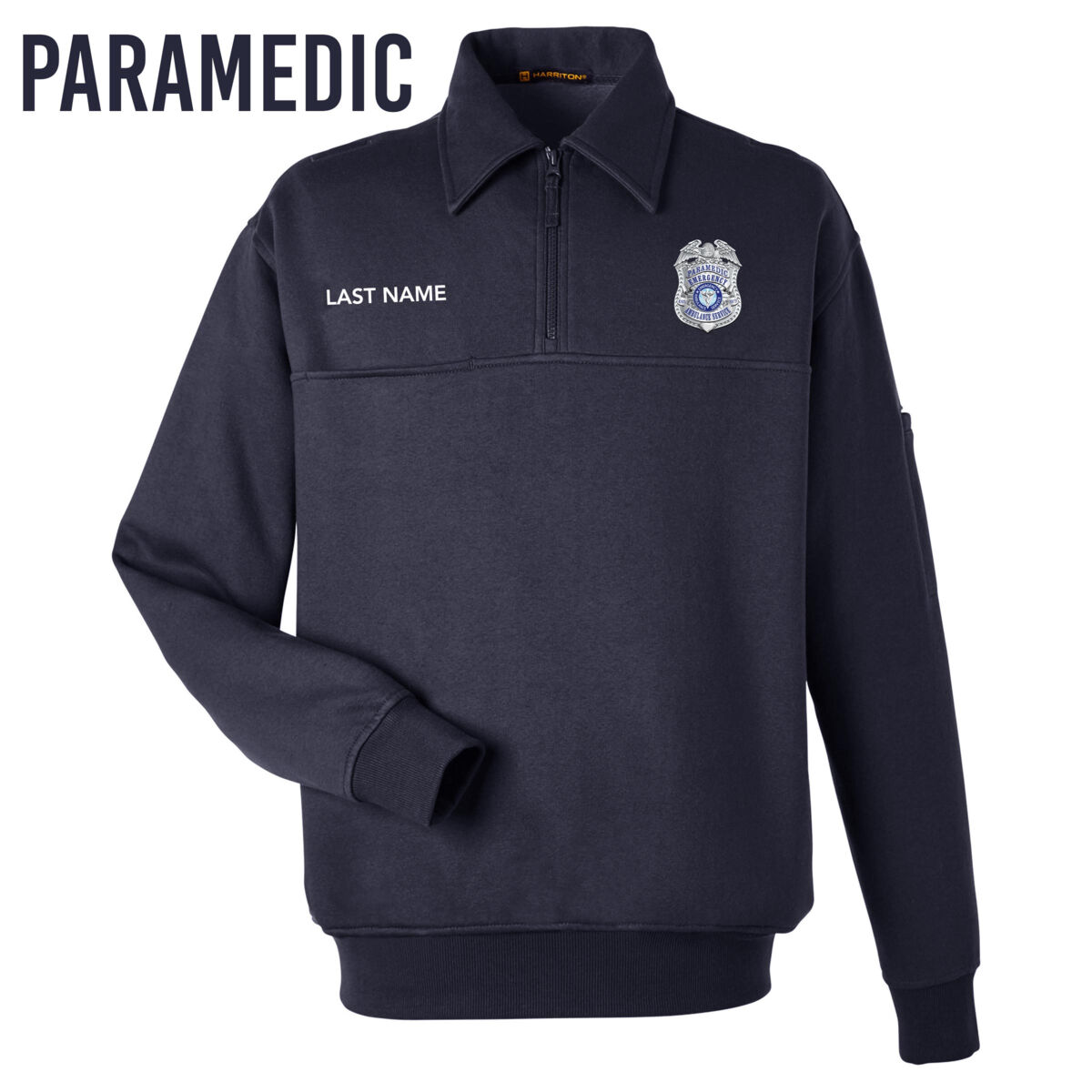 ***PARAMEDIC*** UNIFORM JOB SHIRT - NAVY BLUE - PERSONALIZED - 217Z3E Thumbnail